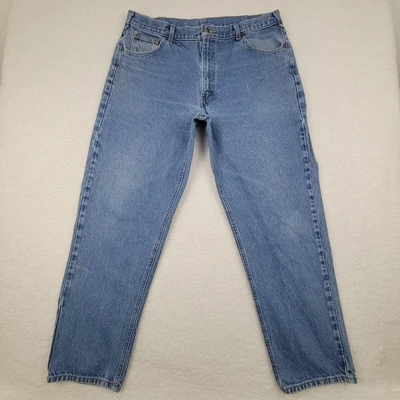 Carhartt B17 Relaxed Fit Jeans Mens 40 x 32 Measures 37 x 30.5 100% Cotton Blue - Picture 1 of 11